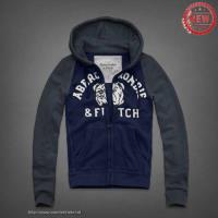 heren abercrombie and fitch pullover full-zip donkerblauw houtskool hond pattern Shop Hoenzadriel vwm4p105